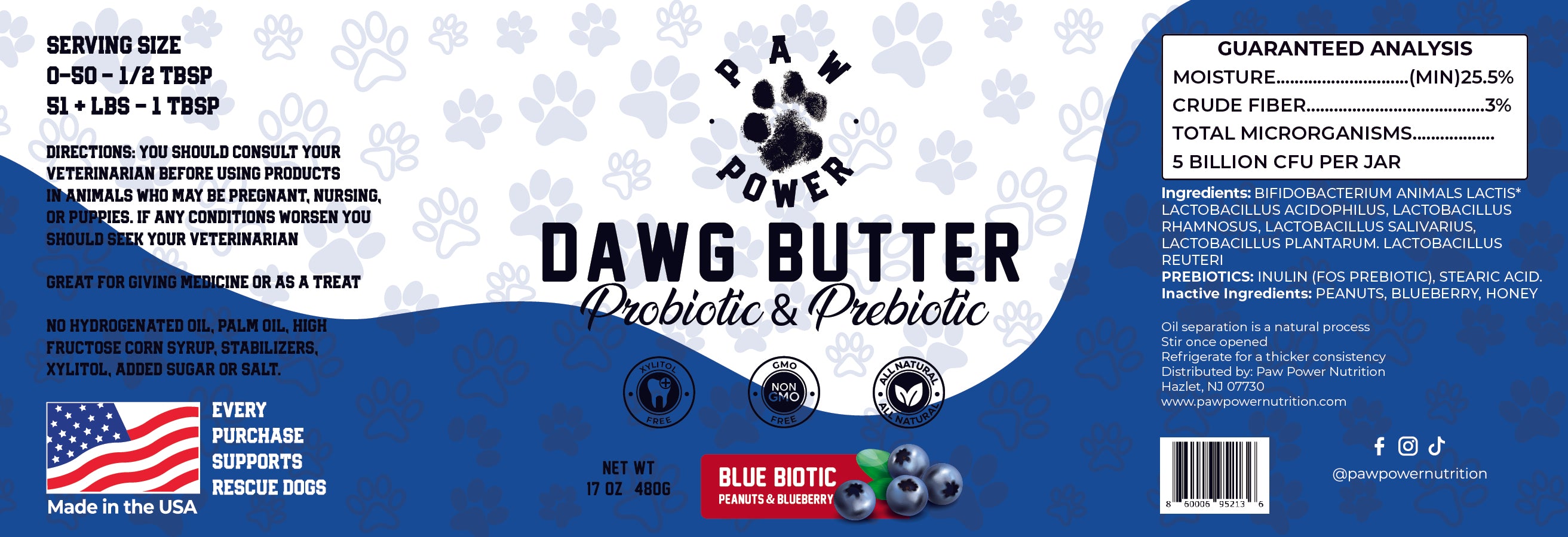 Dawg Butter Blue Biotic